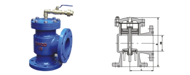 德赢VWIN液压水位控制阀H142X结构图