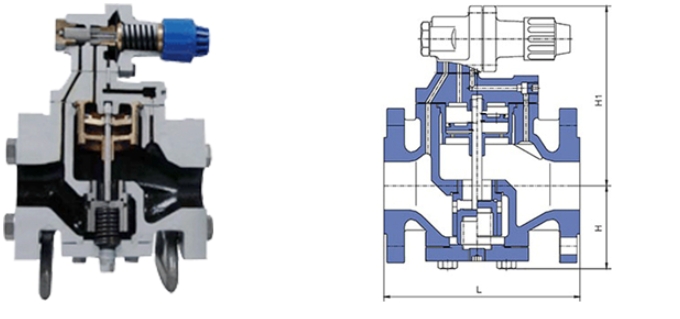 德赢VWINYG43H高灵敏度蒸汽减压阀结构图